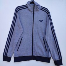Adidas Originals Grey Beckenbauer Tracksuit Top Jacket | Men's Medium