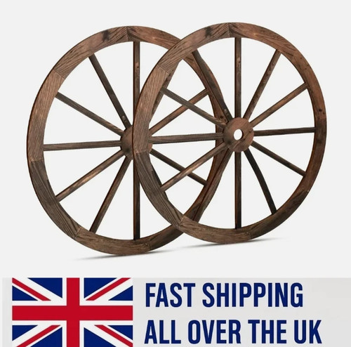 2pcs retro wooden - retro, wagon