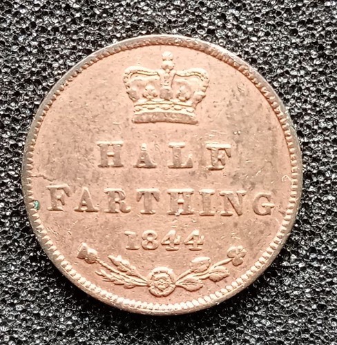 1844 victoria half farthing - 1844,