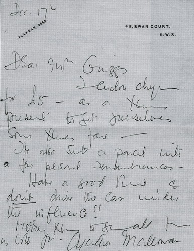 Agatha christie mallowan - agatha,