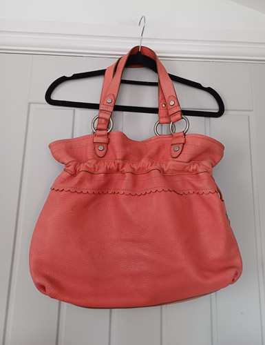 Fossil coral leather shoulder - fossil,