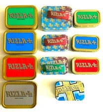 RIZLA TOBACCO TIN with RIZLA Regular Booklet with option to Buy  Papers only