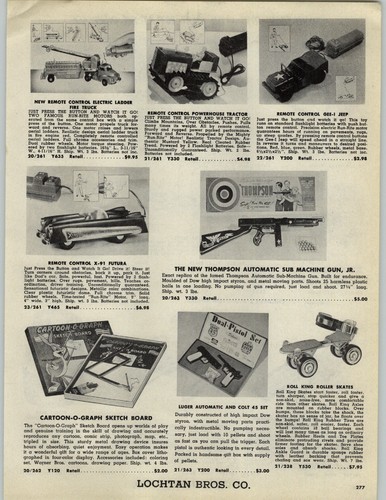 1955 paper toy thompson - 1955,