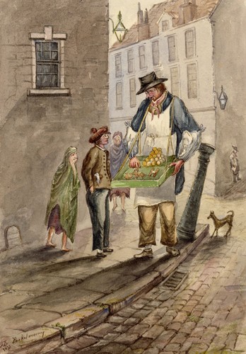 Victorian street scene toy - victorian,