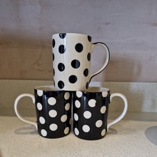 Set polka dot mugs - of,