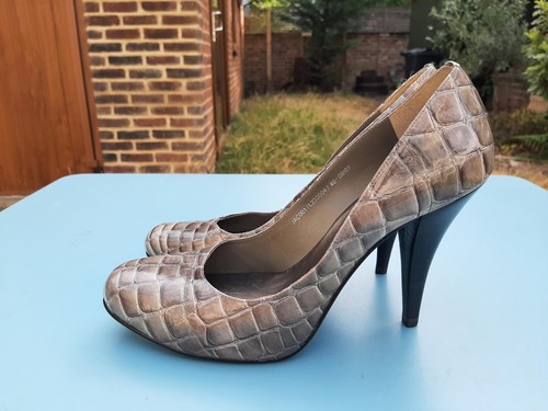 Vintage dolcis grey patent - vintage,