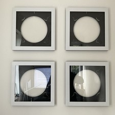 Album Frame for Vinyl Records - White Front Opening Record Frame