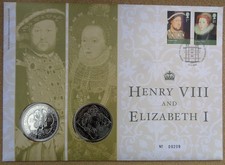 2009 £5 Coin Cover Henry VIII
