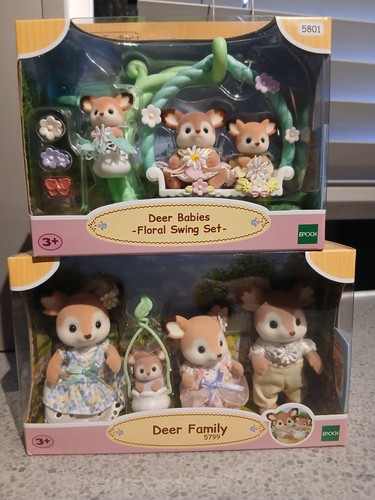 Sylvanian families deer family - sylvanian,