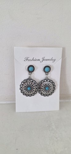 Silver pearl and - , turquoise