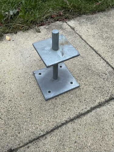 Galvanised steel base - steel,