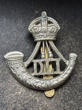 Durham Light Infantry, Genuine British Army Cap Badge.