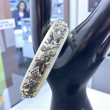 Ivory Color Silver Crystal