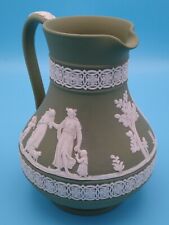Wedgwood green jasperware jug
