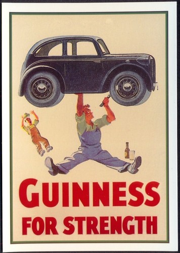Modern postcard guinness - modern,