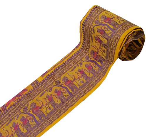 Sushila vintage yellow sari - sushila,