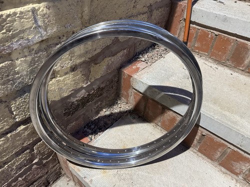 Chrome bmx wheels - 48h, old