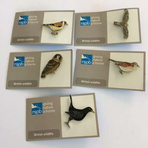 Rspb british wildlife pin - british,