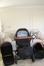 Venicci 3 In 1 Black Pram Set