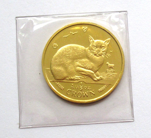 Isle man 1996 - crown, cat
