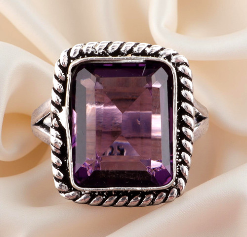 African amethyst gemstone 925 - amethyst,