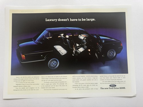New ford orion 1600e black - new,
