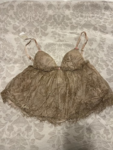 Gold sexy lace blugirl - gold,