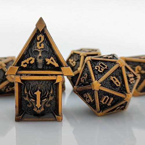 Dnd metal dice - 7, pcs