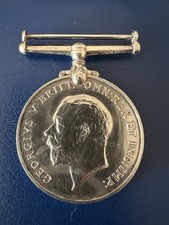 WW1 KING GEORGE V SILVER VICTORY MEDAL 1914-1918