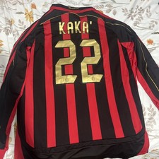AC Milan Kaka 06/07 Home Jersey Long Sleeve Adult XXL Chest 23inches (Osman_01)