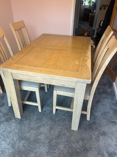 Dining table and chairs set - and,