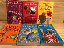 David Walliams Books Bundle X 6 Paperback Kids Reading Stories