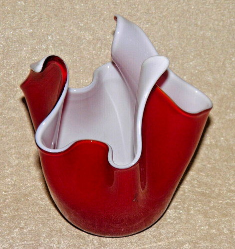 Italian glass vase - italian,