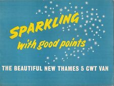 Ford Thames 5cwt Van 1954-55 UK Market Sales Brochure Anglia 100E