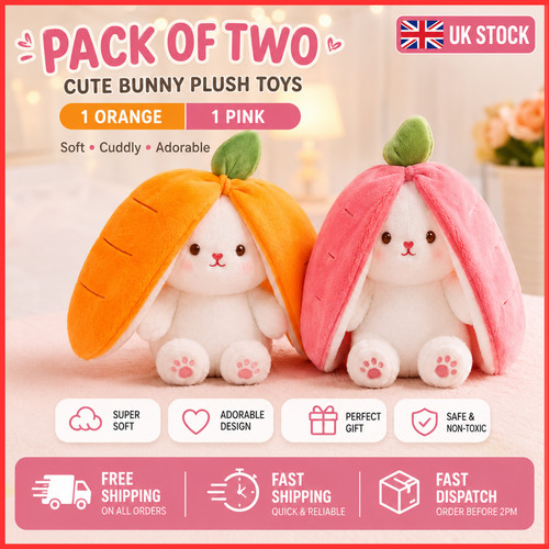 Pack bunny plush soft - 2,