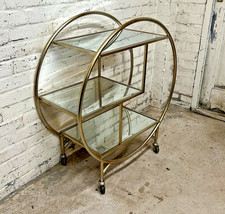 Antique Art Deco Metal & Glass