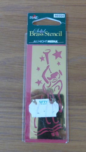 New angel brass stencil size - stencil,