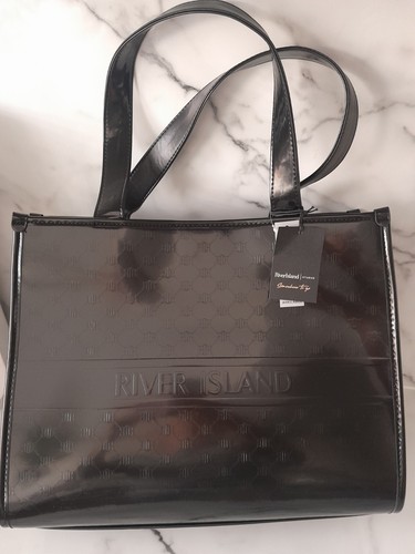 River island shiny large - island, tote