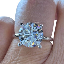 Wedding Diamond Ring 4 Carat