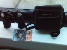 BRESSER-10x 50 BINOCULARS IN CARRY CASE.