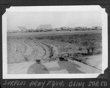 1945 WWII GI's salvage yards &