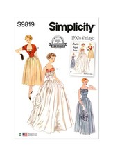 SIMPLICITY 9819 MISSES 1950'S