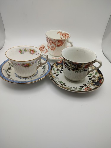 Antique cups saucers - antique,