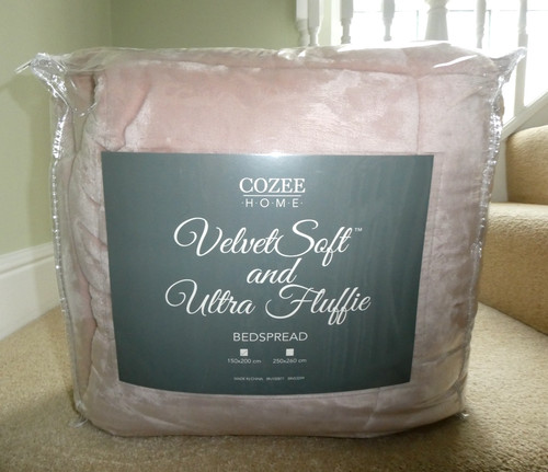 Qvc cozee home velvet - cozee, &