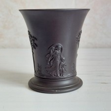 Wedgwood Black Basalt Vase H