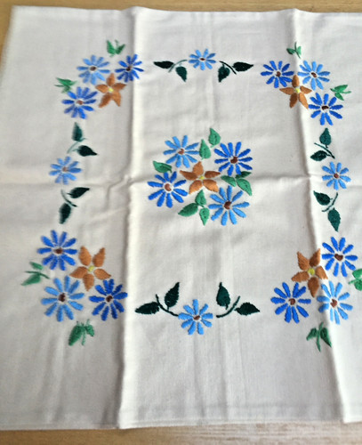Hand embroidered floral - embroidered,