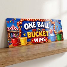One Ball in Bucket Wins Retro