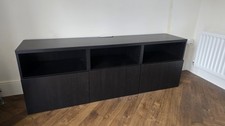 IKEA Besta TV Unit Black/Brown