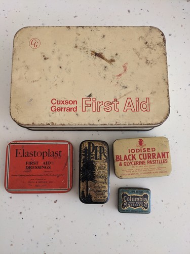 Vintage metal advertising tin - vintage,