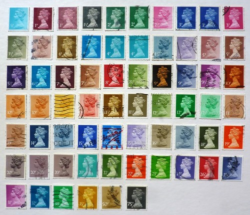 Stamps specialised machins - gb,